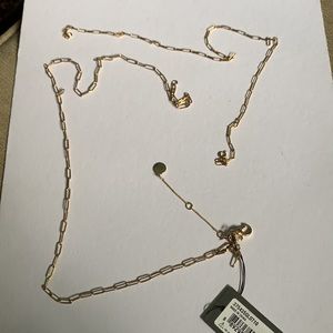 All Saints chain link necklace